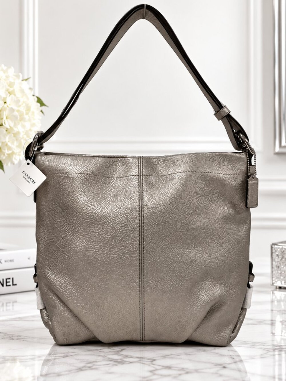 Coach Soho F15064 Duffle Convertible Shoulder Crossbody Bag  Pebbled Leather